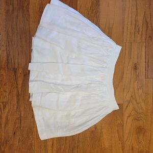 J. Crew White Skater Skirt